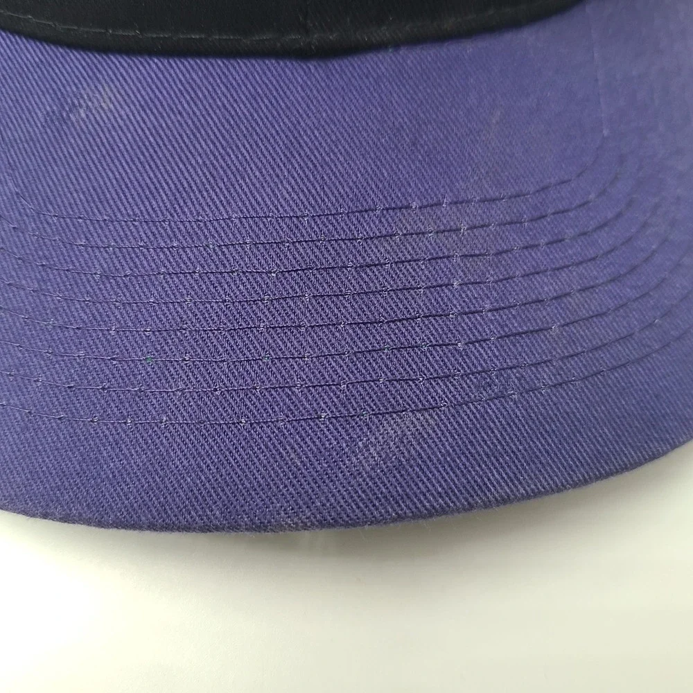 Vintage‎ Baltimore Ravens Hat Snapback (Fits Small) New Era KMG Black Purple NFL